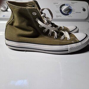 Converse Chuck Taylor All Star High Top Olive Green Size 11 Women's Size 9 Men's